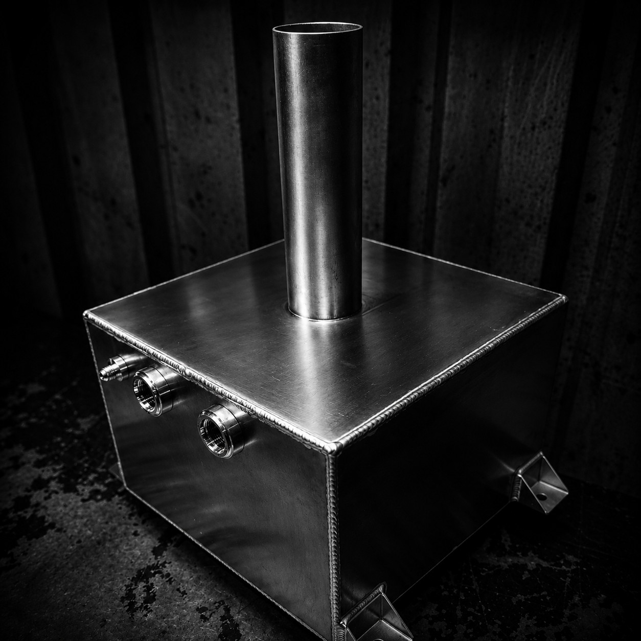 Fabricated fuel tank